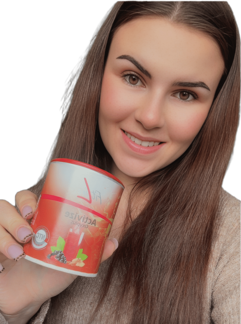 Tiphanie avec le produit FitLine Activize